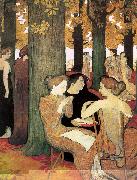 Maurice Denis The Muses in the Sacred Wood oil